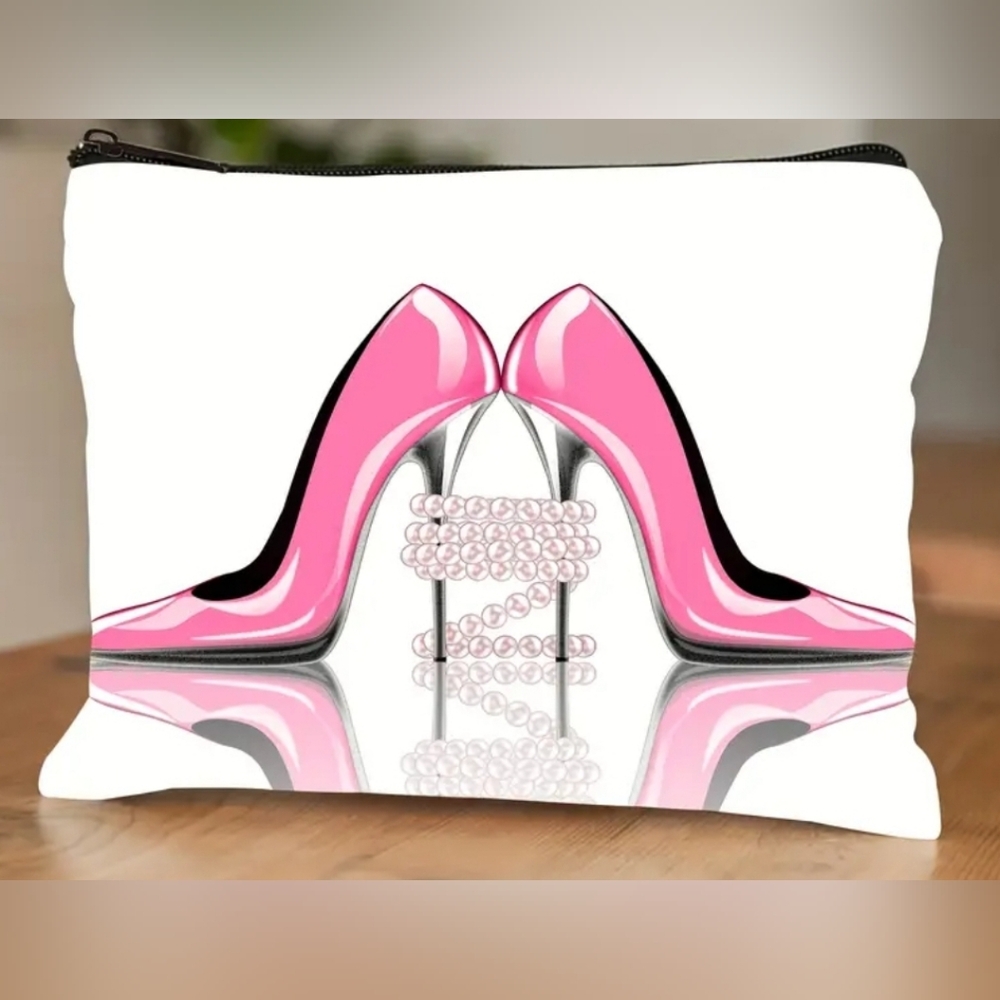 Cute elegant cosmetic bag.